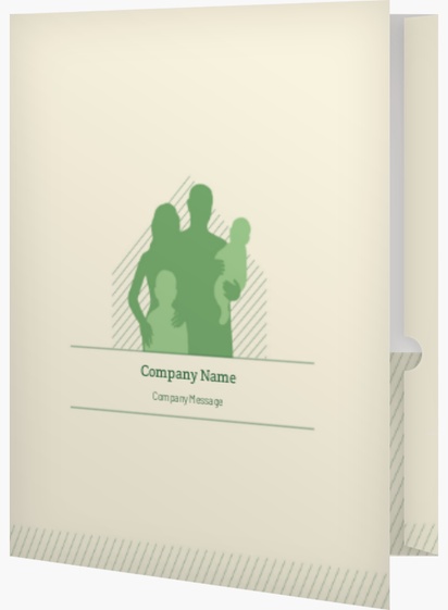Design Preview for Design Gallery: Finance & Insurance Custom Presentation Folders, 9.5" x 12"