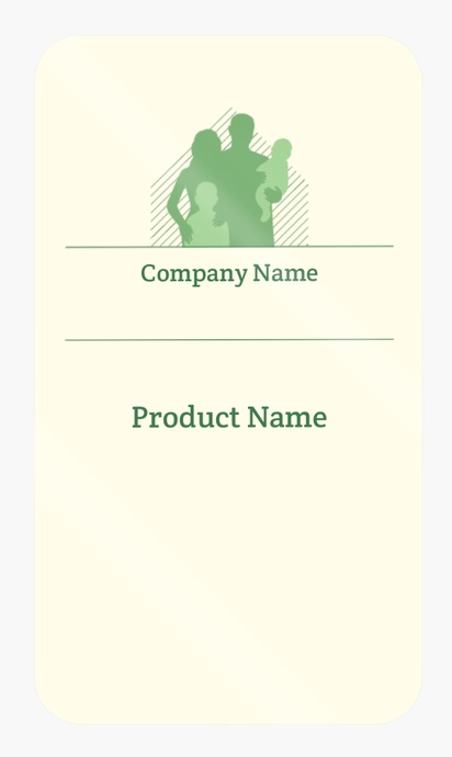 Design Preview for Design Gallery: Insurance Product Labels on Sheets, Rounded Rectangle 8.7 x 4.9 cm