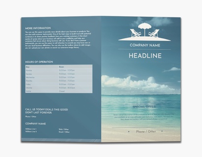 Design Preview for Design Gallery: Tanning Salons Custom Brochures, 8.5" x 11" Bi-fold