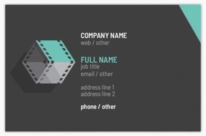 Design Preview for Design Gallery: Movies & Film Standard Business Cards, Standard (85 x 55 mm)
