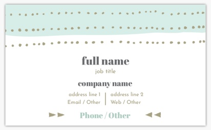 Design Preview for Design Gallery: Gift & Party Shops Standard Business Cards, Standard (91 x 55 mm)