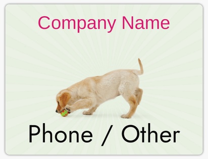 Design Preview for Dog Breeders Car Magnets Templates, 8.7" x 11.5"