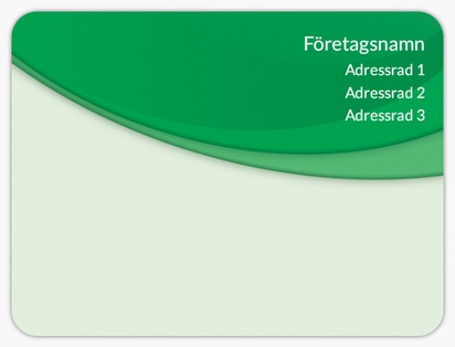 Förhandsgranskning av design för Designgalleri: Finans & försäkring Adresslappar, 10 x 7,5 cm