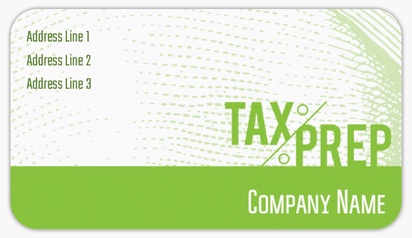 A accountant tax prep green design