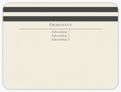 Forhåndsvisning af design for Designgalleri: Finans og forsikring Postlabels, 10 x 7,5 cm
