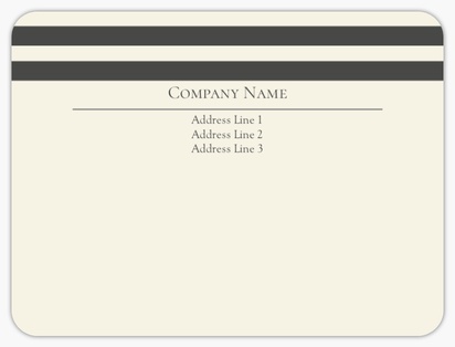 Design Preview for Design Gallery: Finance & Insurance Mailing Labels, 10.2 x 7.6 cm
