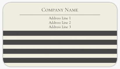 Design Preview for Design Gallery: Modern & Simple Mailing Labels, 8.7 x 4.9 cm