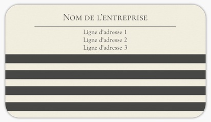 Aperçu du graphisme pour Galerie de modèles : étiquettes postales pour classique, 8.7 x 4.9 cm