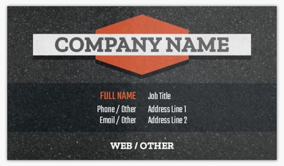 Design Preview for Design Gallery: Paving Glossy Visiting Cards, Standard (89 x 51 mm)