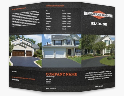 Design Preview for Modern & Simple Custom Brochures Templates, 8.5" x 11" Tri-fold