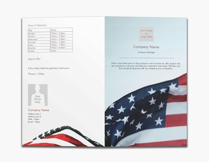 Design Preview for Design Gallery: Politics Custom Brochures, 8.5" x 11" Bi-fold