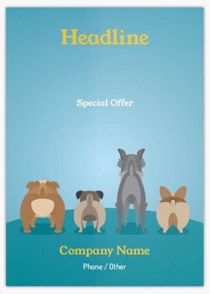 Design Preview for Design Gallery: Animals Flyers & Leaflets,  No Fold/Flyer A6 (105 x 148 mm)