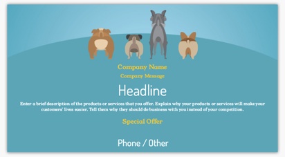 Design Preview for Design Gallery: Animals & Pet Care Postcards, 6" x 11"