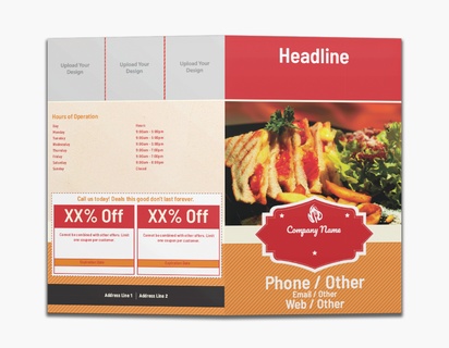 Design Preview for Design Gallery: Restaurants Custom Brochures, 8.5" x 11" Bi-fold