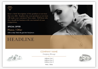 Design Preview for Design Gallery: Jewellery Flyers, None A5