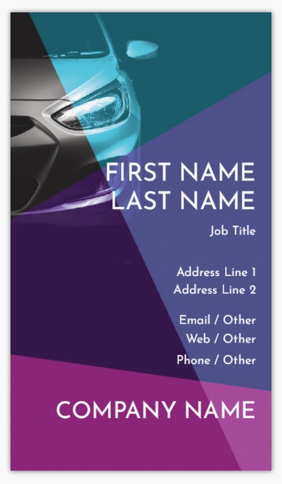 Design Preview for Design Gallery: Auto Rental Matte Visiting Cards, Standard (89 x 51 mm)