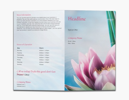 Design Preview for Design Gallery: Restaurants Custom Brochures, 8.5" x 11" Bi-fold