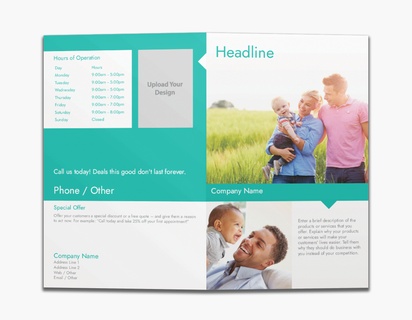 Design Preview for Design Gallery: Insurance Custom Brochures, 8.5" x 11" Bi-fold
