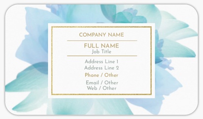 Design Preview for Waxing & Hair Removal Rounded Corner Business Cards Templates, Standard (3.5" x 2")