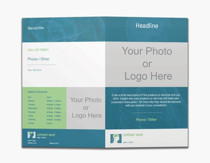 Design Preview for Medical Equipment & Pharmaceuticals Custom Brochures Templates, 8.5" x 11" Bi-fold