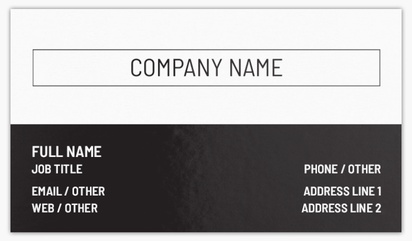 Design Preview for Modern & Simple Premium Plus Business Cards Templates, Standard (3.5" x 2")