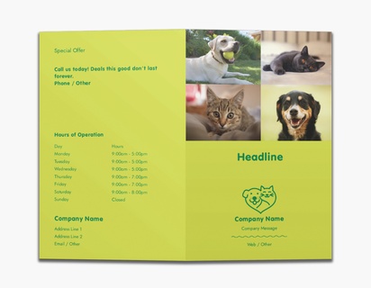 Design Preview for Design Gallery: Boarding Kennel & Catteries Custom Brochures, 8.5" x 11" Bi-fold