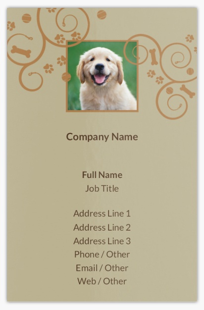 Design Preview for Design Gallery: Animals Glossy Business Cards