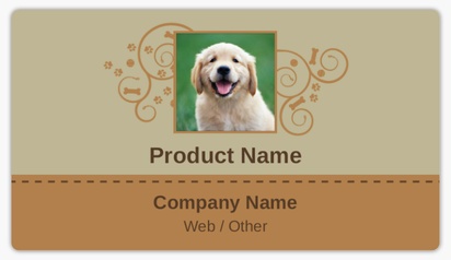 Design Preview for Design Gallery: Animals & Pet Care Product Labels, 8.7 x 4.9 cm Rounded Rectangle