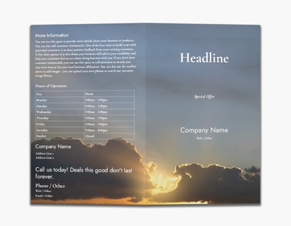 Design Preview for Religious & Spiritual Custom Brochures Templates, 8.5" x 11" Bi-fold