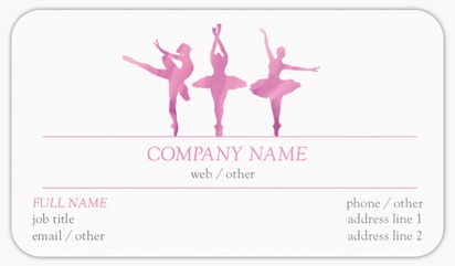 A ballerina dancing pink gray design for General Party