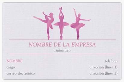 Vista previa del diseño de Galería de diseños de tarjetas con acabado lino para dance fitness