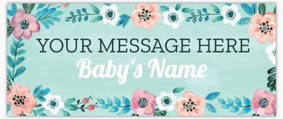 Design Preview for Design Gallery: Baby Vinyl Banners, 76 x 183 cm
