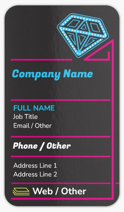 Design Preview for Design Gallery: Electronics Rounded Corner Business Cards, Standard (3.5" x 2")
