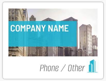 A skyline consulting blue gray design for Modern & Simple