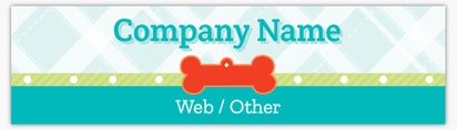 Design Preview for Templates for Boarding Kennel & Catteries Bumper Stickers , Rectangle - 7.6 x 27.9 cm