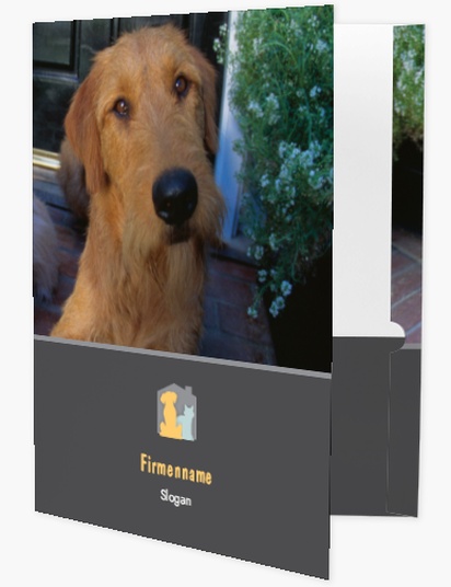Designvorschau für Designgalerie: Präsentationsmappen Tierbetreuung & Hundesitter, A4