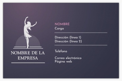 Vista previa del diseño de Galería de diseños de tarjetas con acabado lino para dance fitness