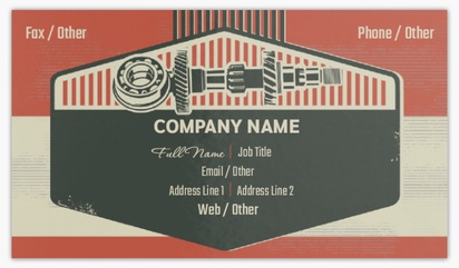 Design Preview for Retro & Vintage Premium Plus Business Cards Templates, Standard (3.5" x 2")