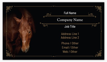 Design Preview for Pet Training Ultra Thick Business Cards Templates