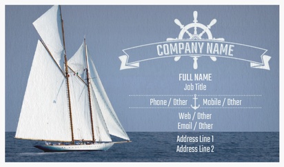 Design Preview for Design Gallery: Boats & Maritime Natural Textured Business Cards