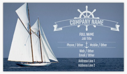 Design Preview for Design Gallery: Boats & Maritime Non-Tearable Visiting Cards
