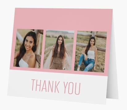 Design Preview for Thank you cards templates, Folded