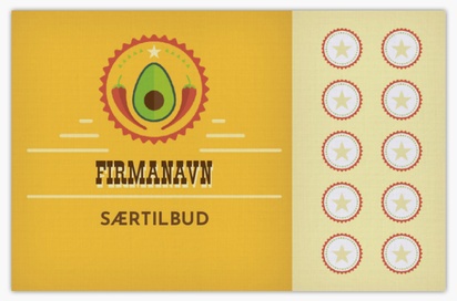 Forhåndsvisning af design for Designgalleri: Fed og farverig Loyalitetskort