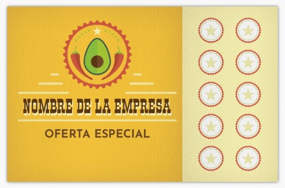 Vista previa del diseño de Galería de diseños de tarjetas de visita textura natural para comida y bebida