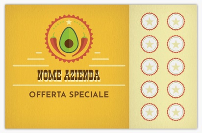 Anteprima design per Galleria di design: biglietti da visita in carta naturale per cibo e bevande
