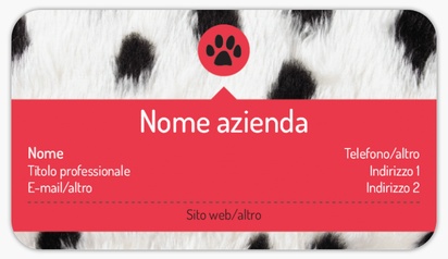 Anteprima design per Galleria di design: biglietti da visita adesivi per animali domestici