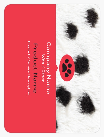 Design Preview for Design Gallery: Animals & Pet Care Product & Packaging Labels, Rounded Rectangle  10.2 x 7.6 cm 