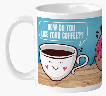 Design Preview for Design Gallery: Retail & Sales Personalised Mugs, 325 ml  Wrap-around