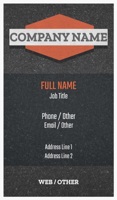 Design Preview for Design Gallery: Paving Natural Textured Business Cards