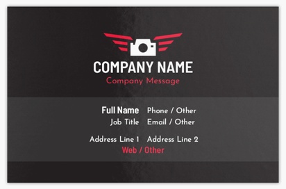 Design Preview for Design Gallery: Photography Metallic Business Cards